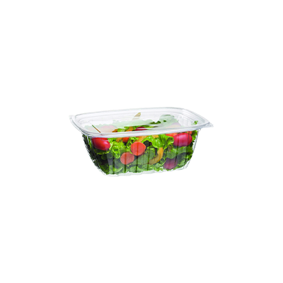 Compostable Deli Container with Lid - Rectangle 32 oz | 1000 ml